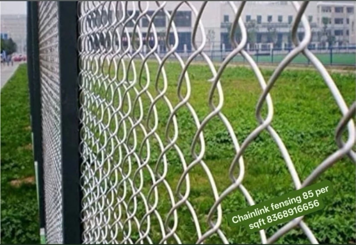 Chainlink Fencing work Huge discount Rs 85 per sqft only